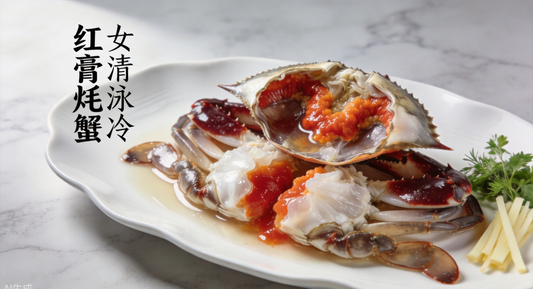 Marinated Crab with Roe (红膏炝蟹) - Zhejiang Recipe