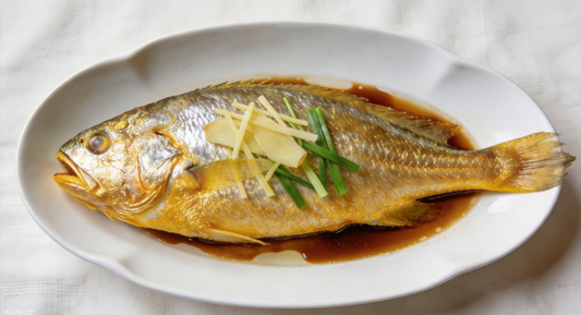 Steamed Zhoushan Yellow Croaker (清蒸舟山黄鱼) - Zhejiang Recipe